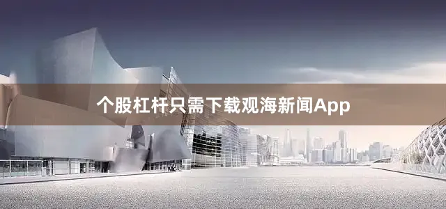 个股杠杆只需下载观海新闻App