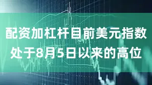 配资加杠杆目前美元指数处于8月5日以来的高位